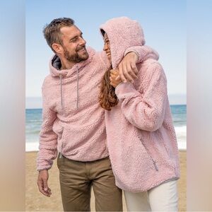 Chubbies The Pastel High Pile 2.0 Fleece Hoodie Pink Size Medium NWT